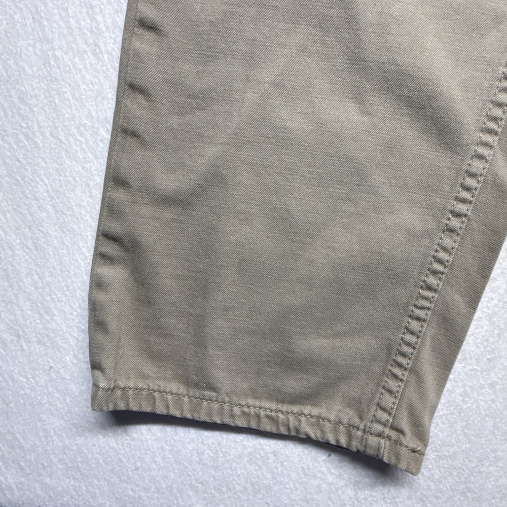 Levi's 505 Mens Pants Khaki Chino Straight Fit Cotton Casual Brown Levis W38X32 - Picture 7 of 15